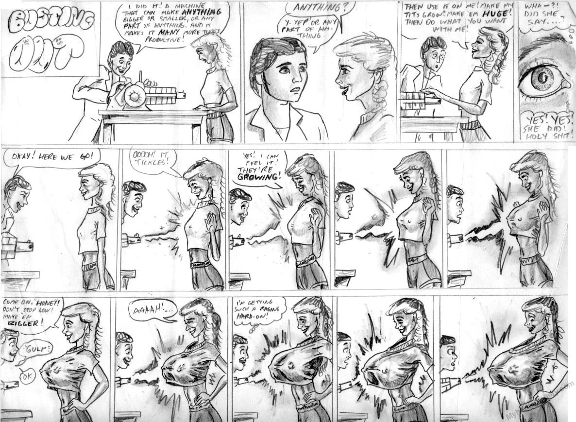 Busting Out porno comics