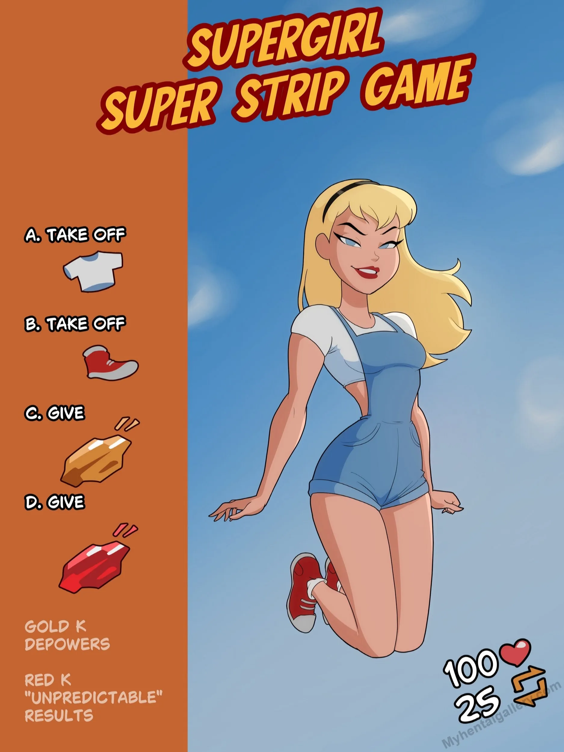 Supergirl Super Strip Game porno comics