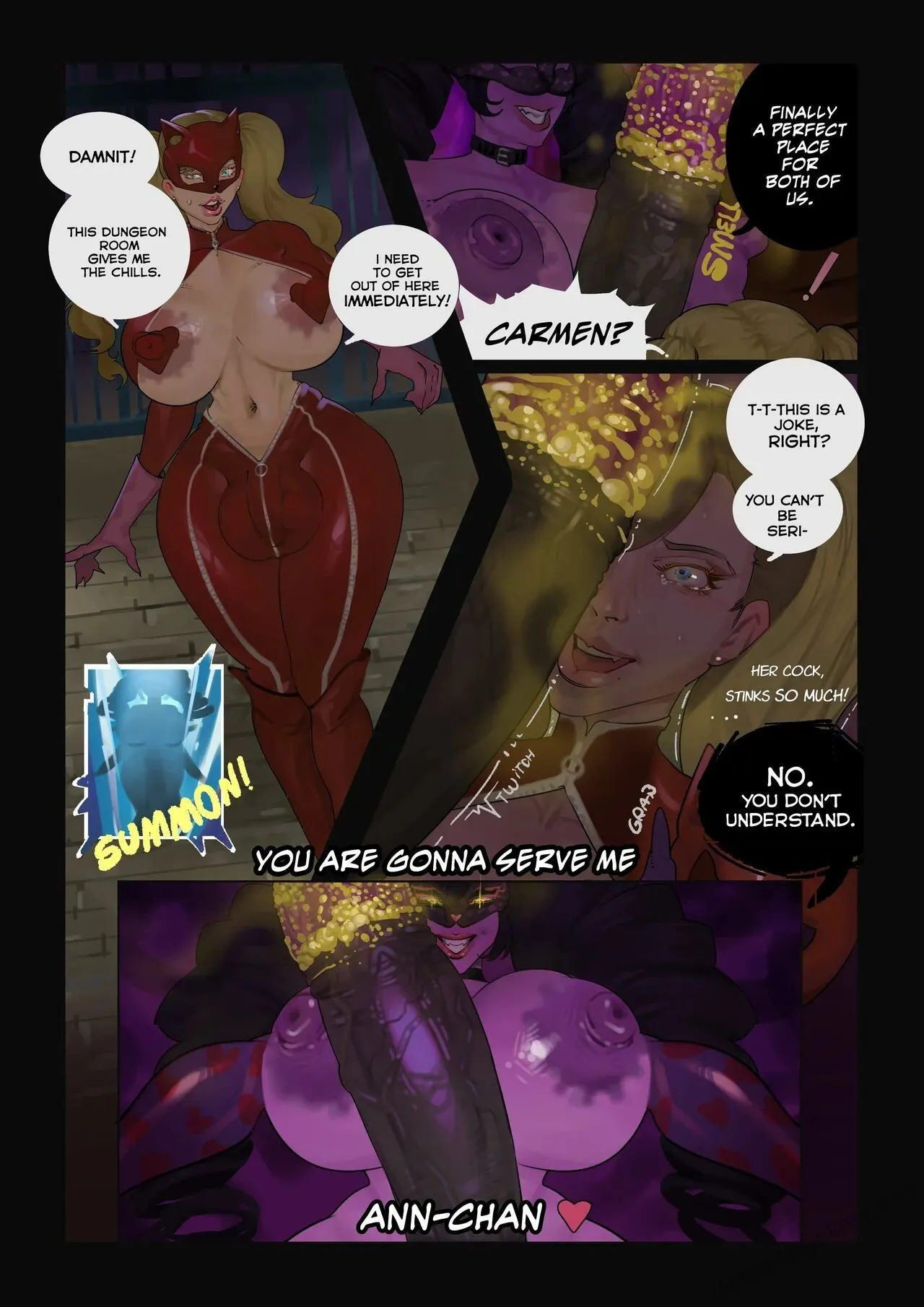 Ann x Carmen porno comics
