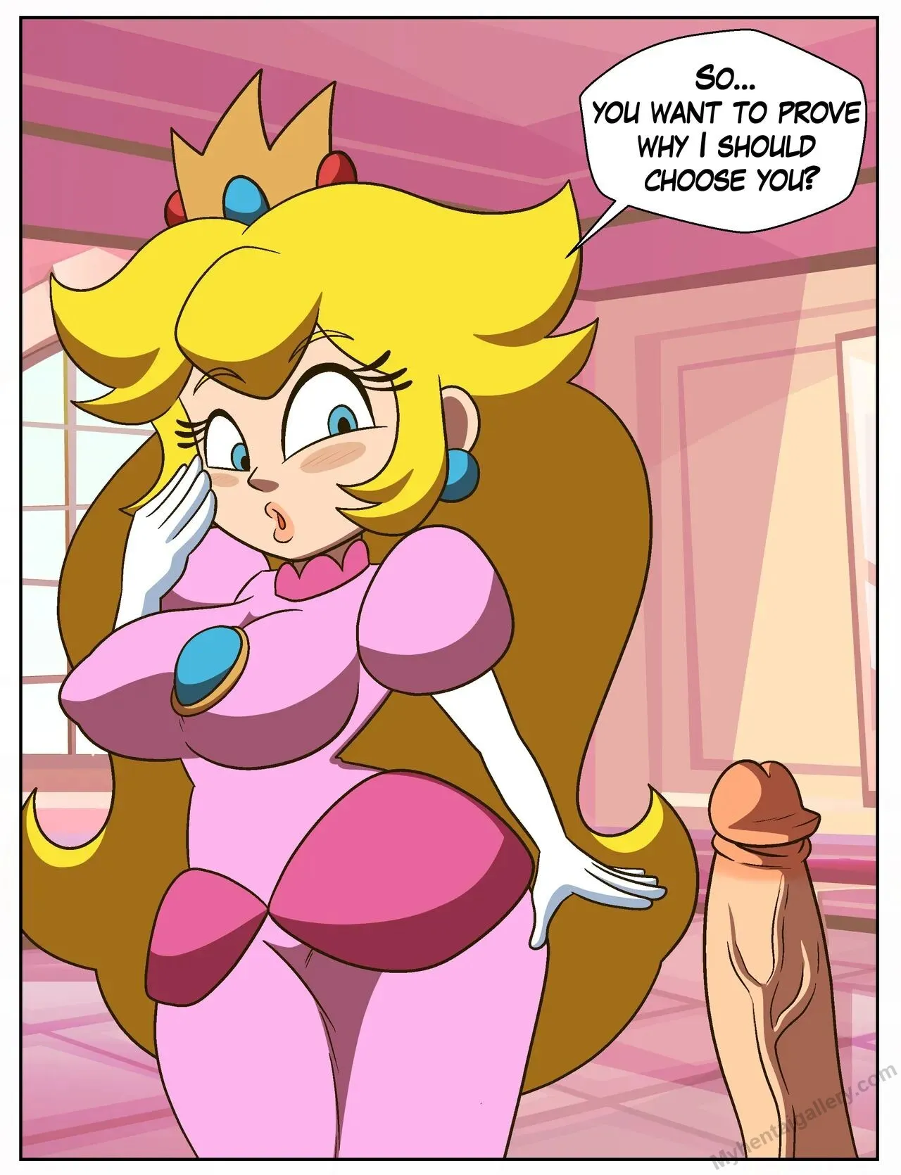 Peach x Oc porno comics Cover