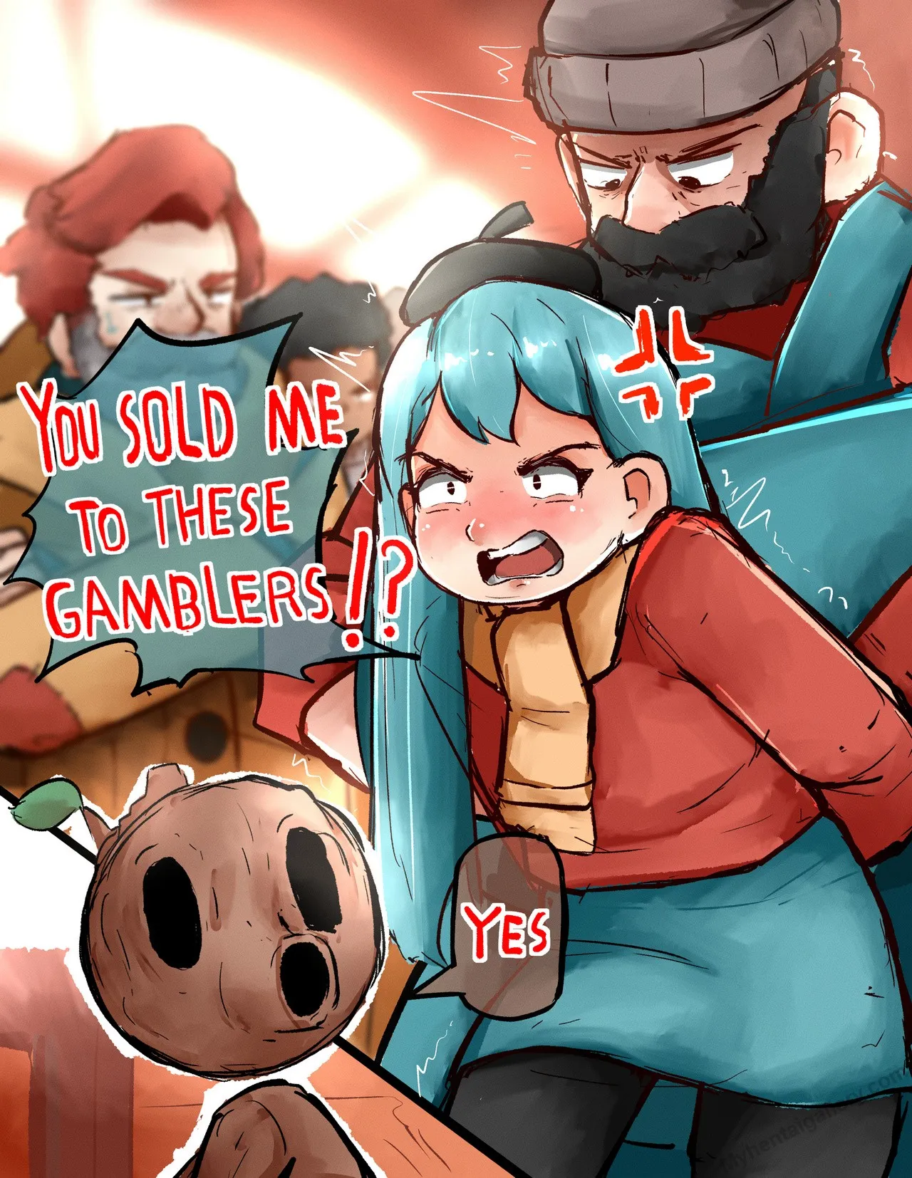 Hilda And The Fisherman porno comics Cover