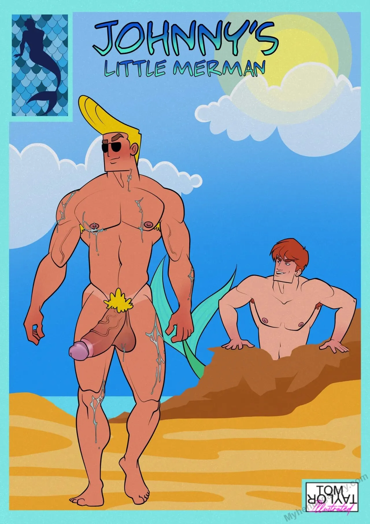 Johnny's Little Merman porno comics