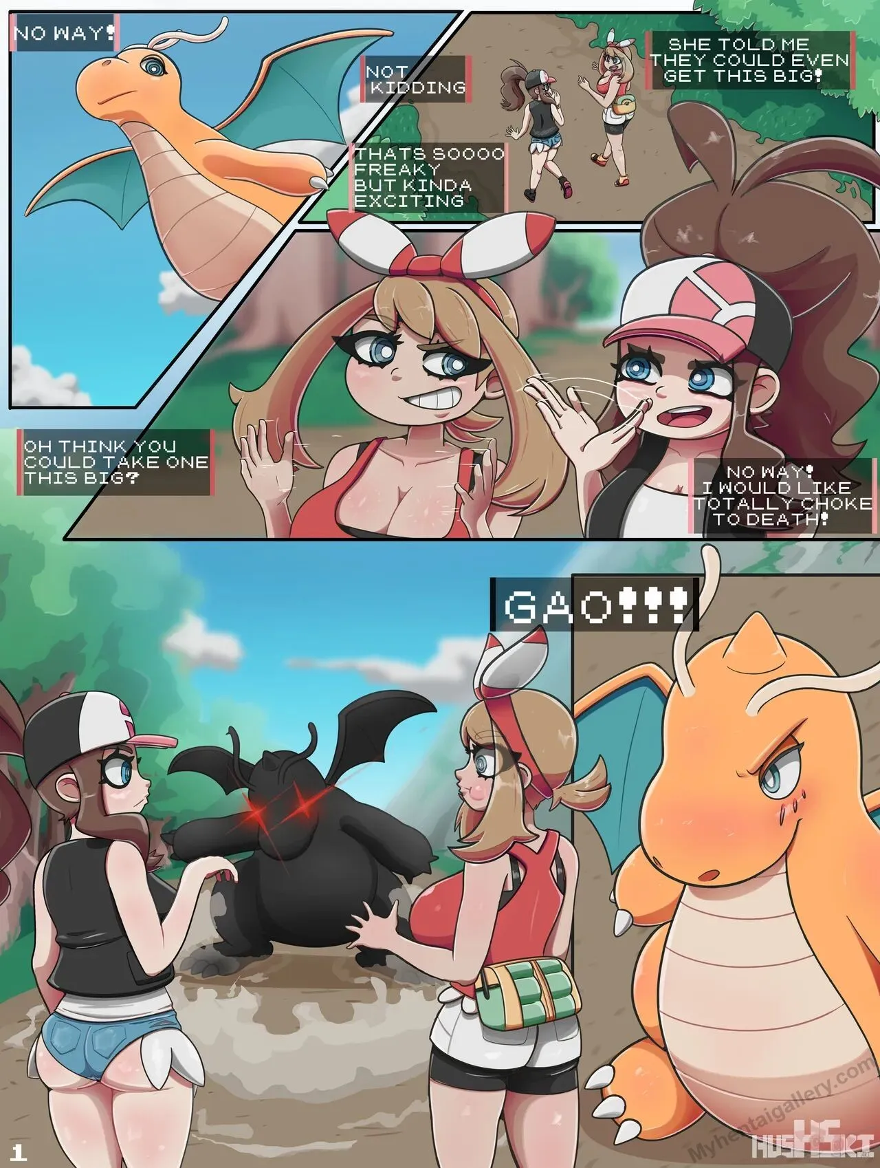 2 Girls 1 Dragon porno comics