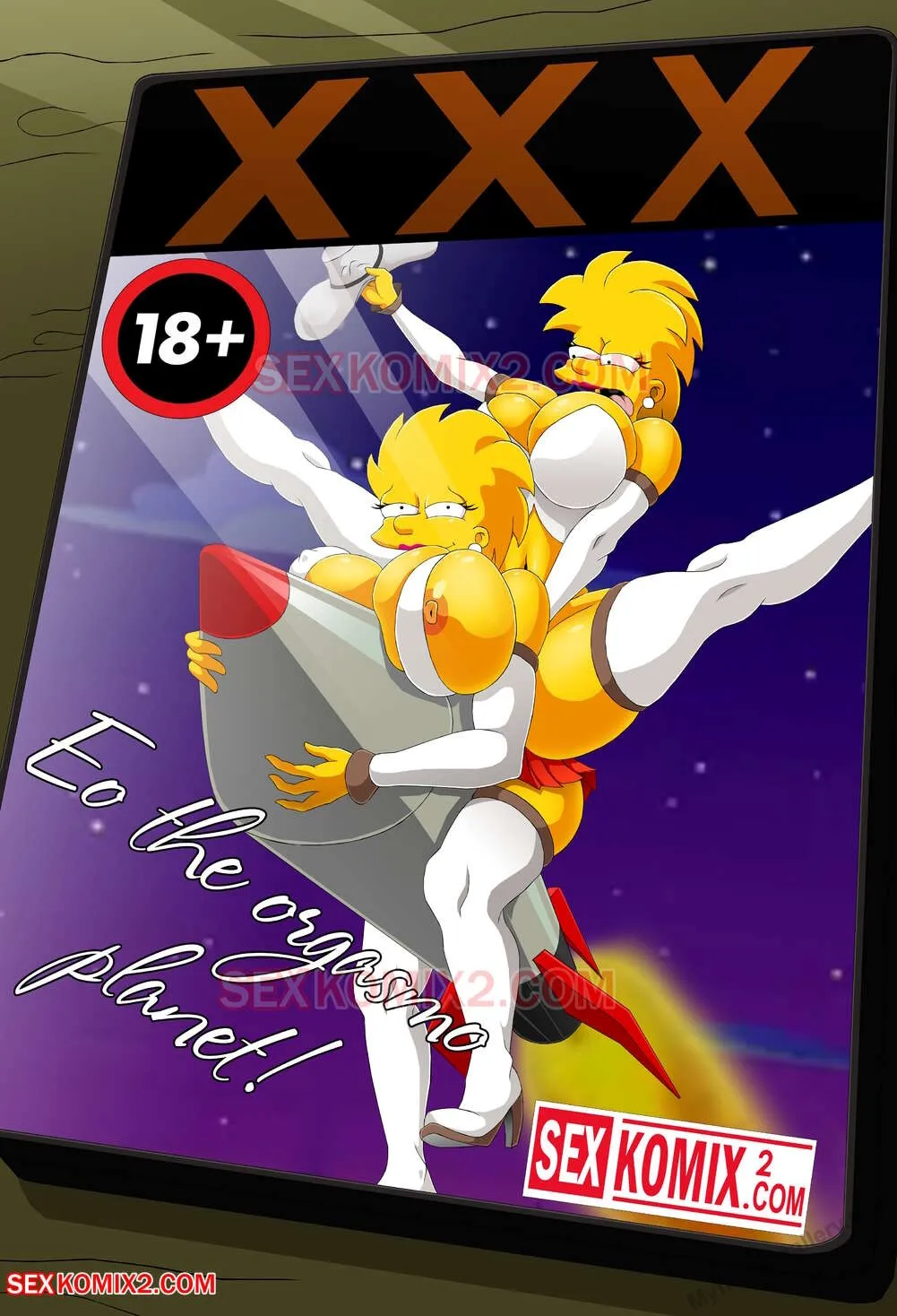 To The Planet Orgasmo! porno comics Cover