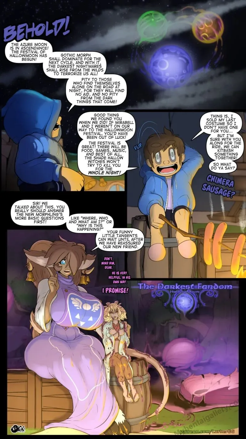 The Darkest Fandom - Hallow Moon porno comics Cover