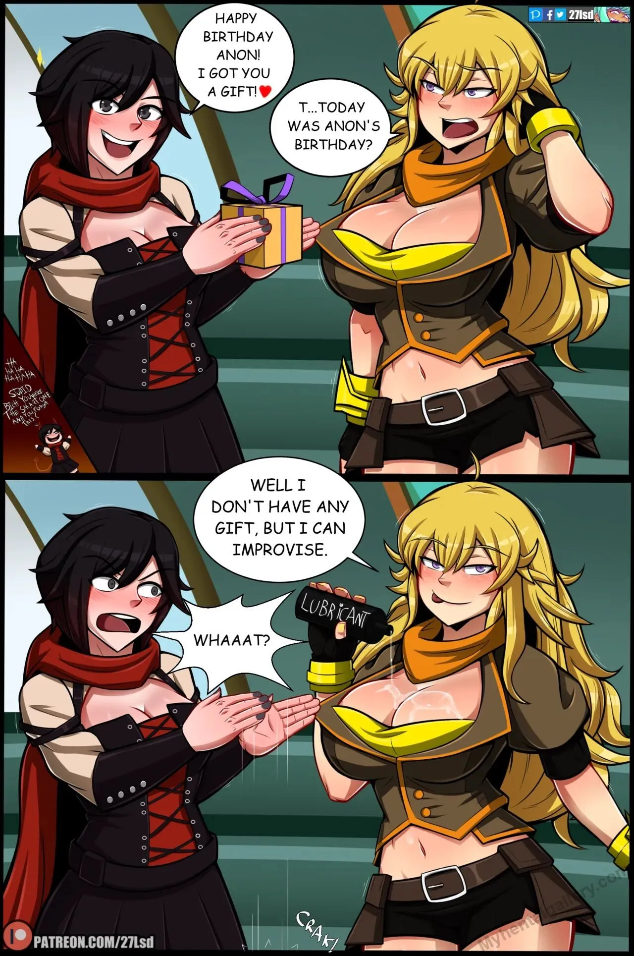 Ruby, Yang And Neo porno comics Cover