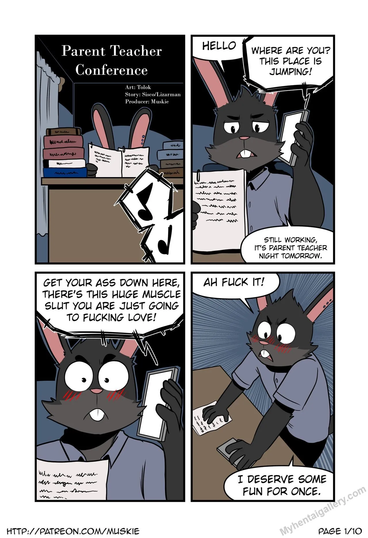 Parent Teacher Conference porno comics Cover