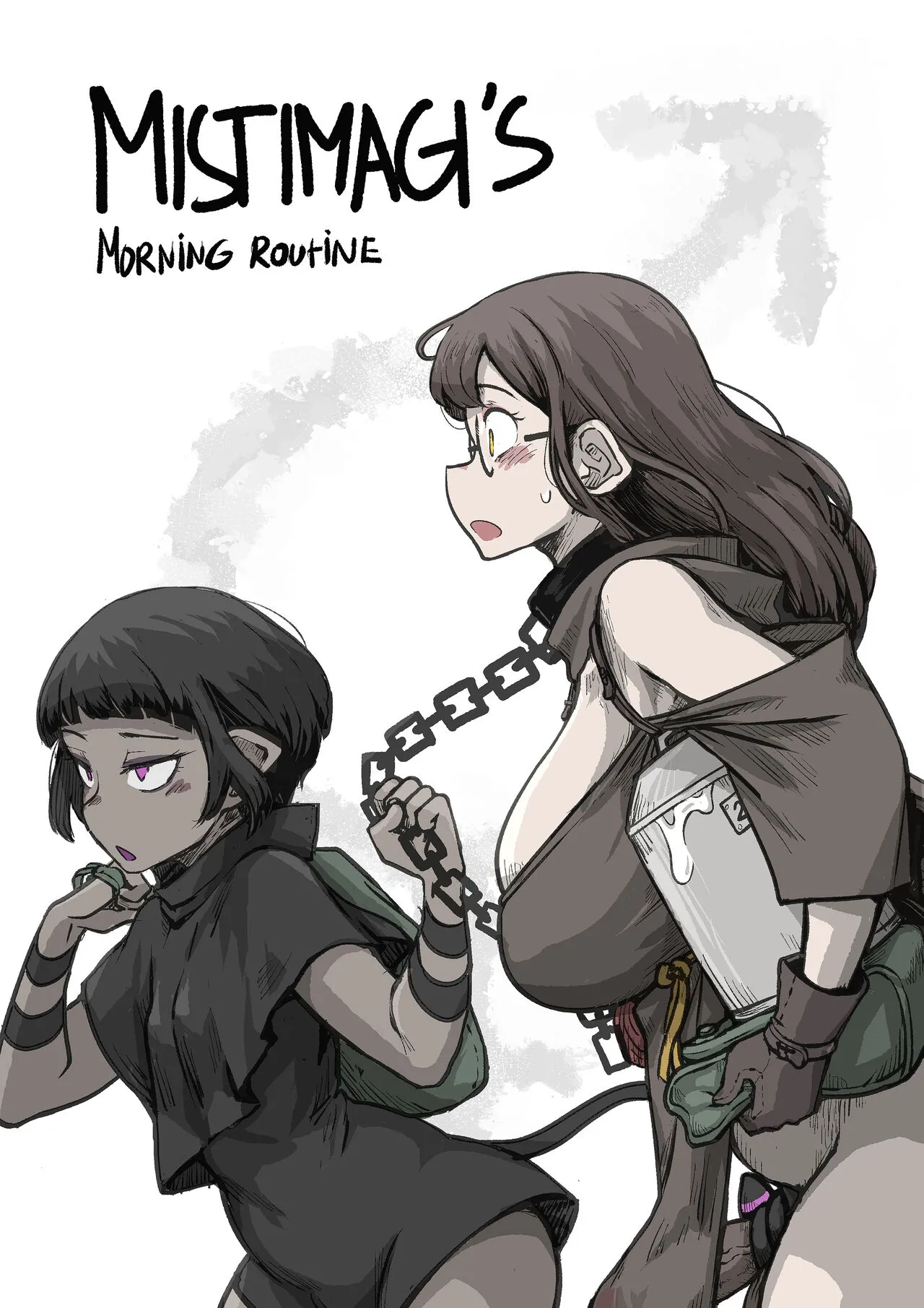 Mistimagi's Morning Routine porno comics Cover