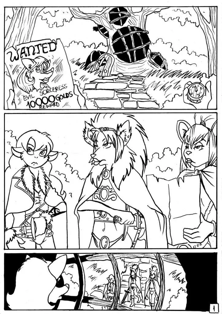 Hunting For A Sorceress porno comics