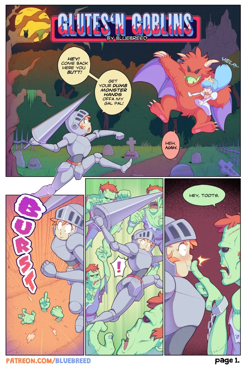 Glutes'N Goblins porno comics