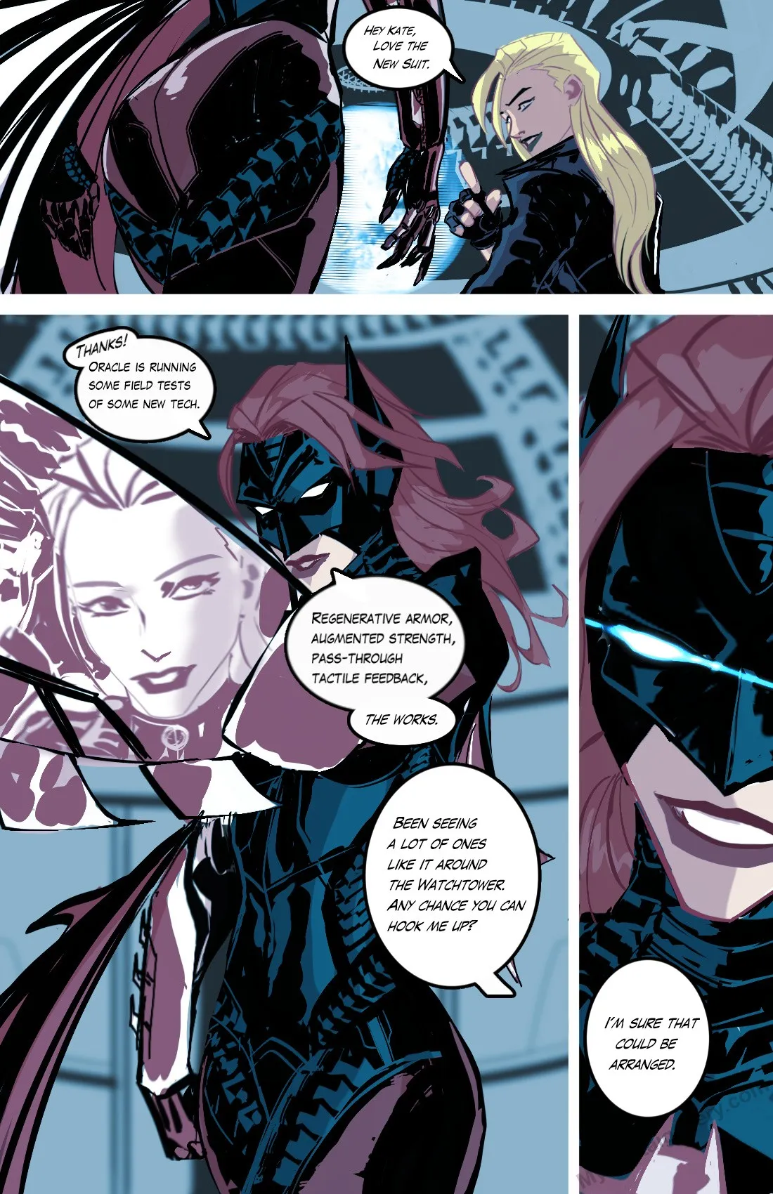 Recruiting Black Canary porno comics Cover