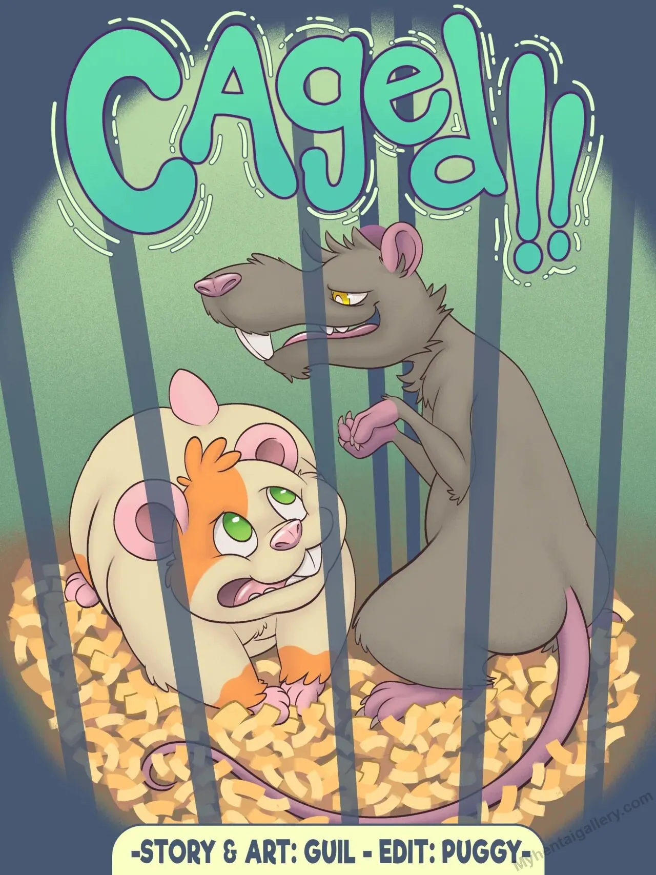 Caged!! porno comics