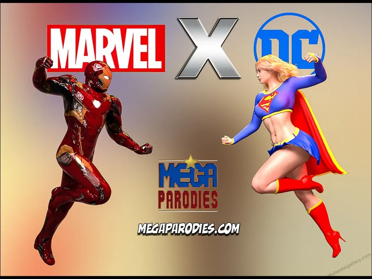 Marvel x DC porno comics