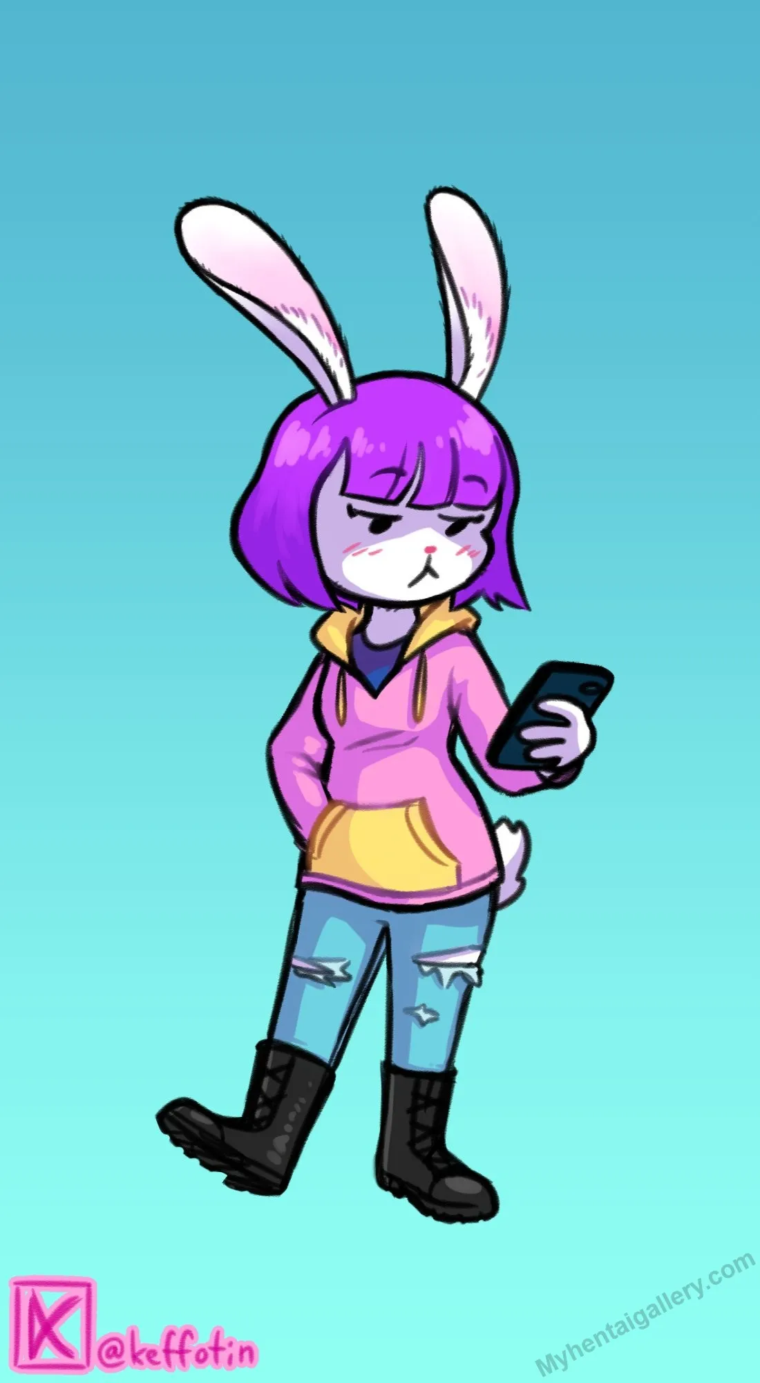 Chocolate Bunny TF porno comics Cover