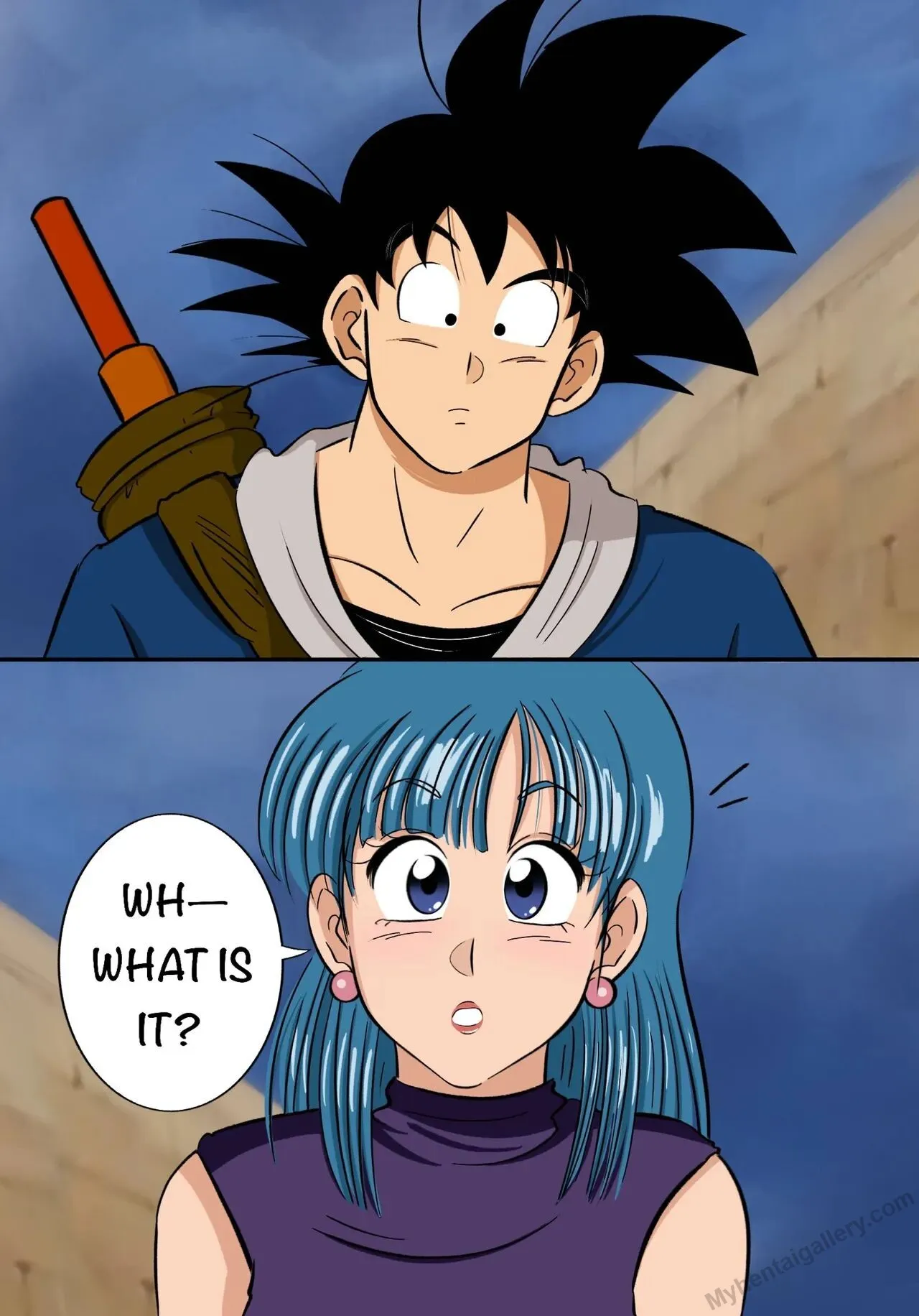 Goku And Bulma's Reunion porno comics Cover