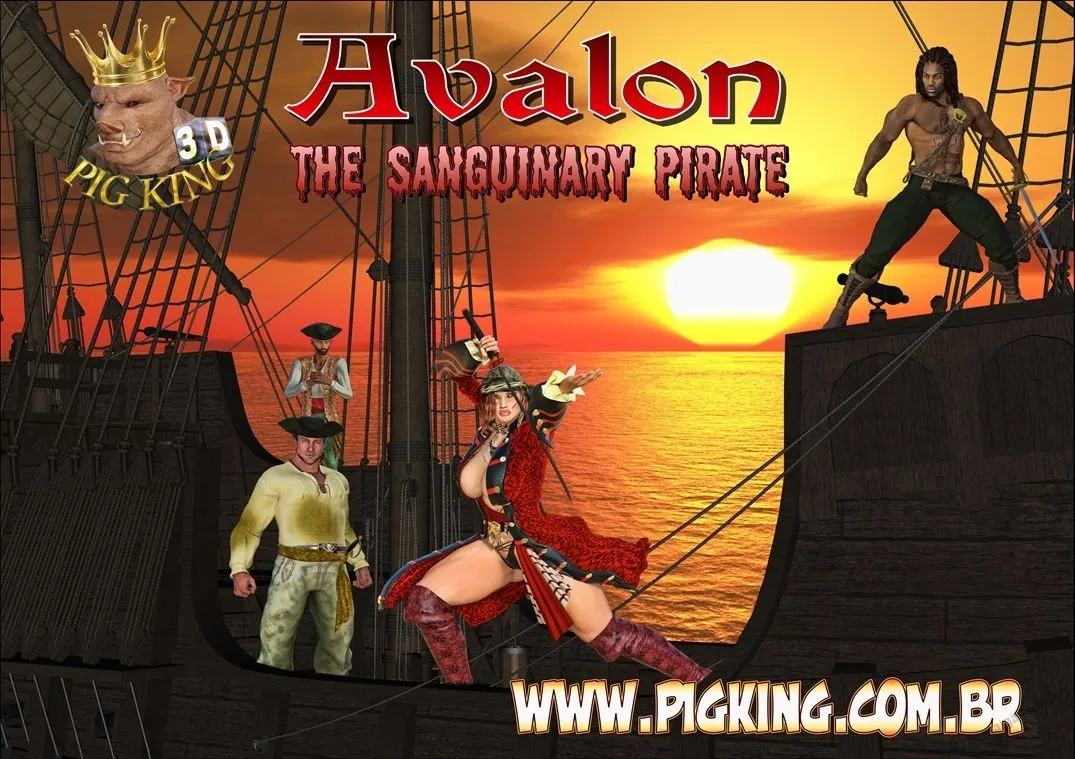 Avalon - The Sanguinary Pirate 1 porno comics Cover
