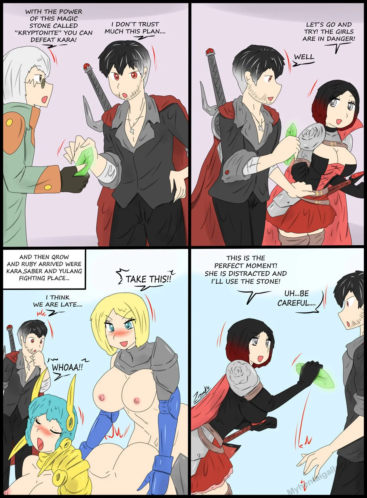Fun Duel 2 porno comics Cover