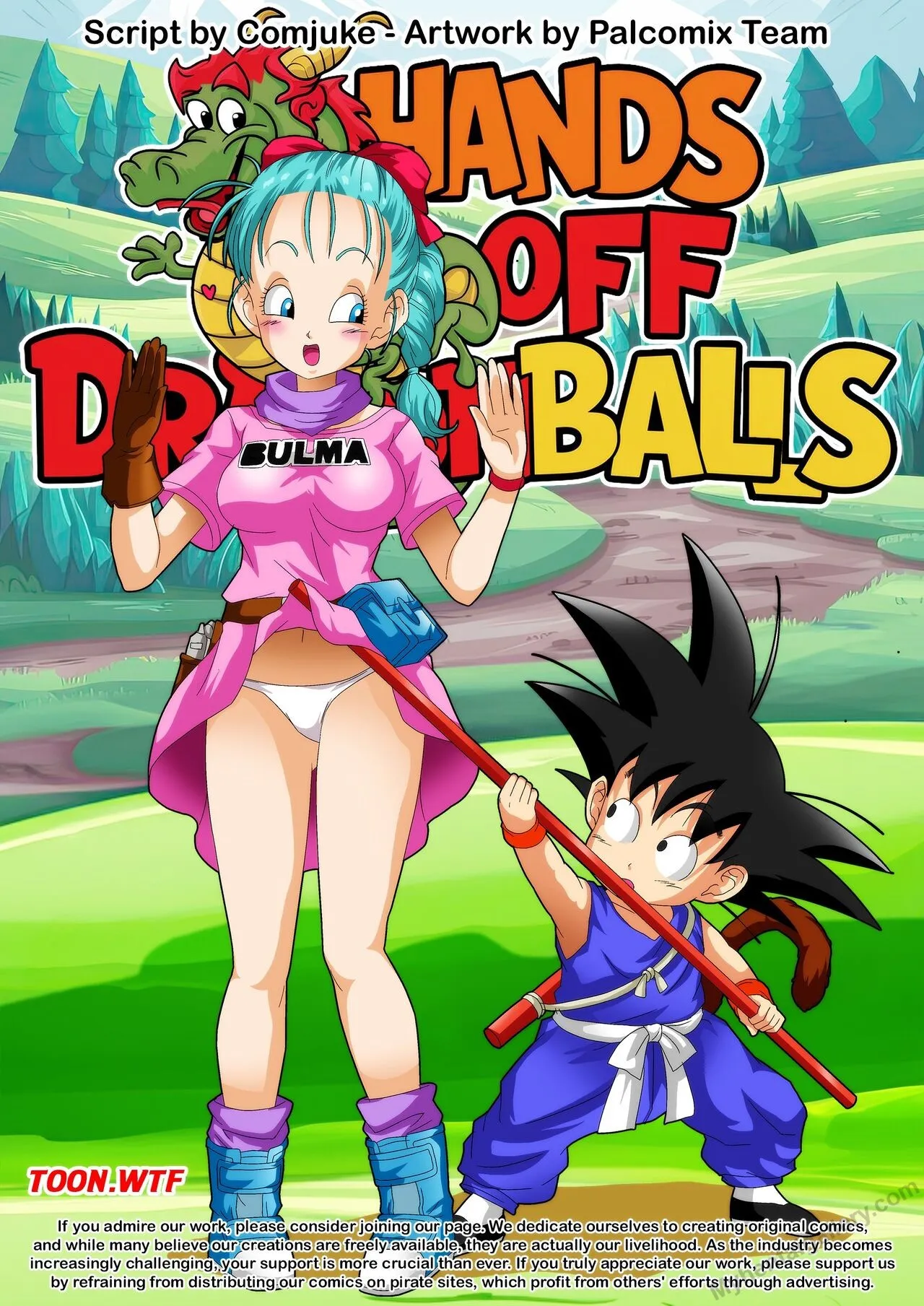 Hands Off Dragon Balls porno comics