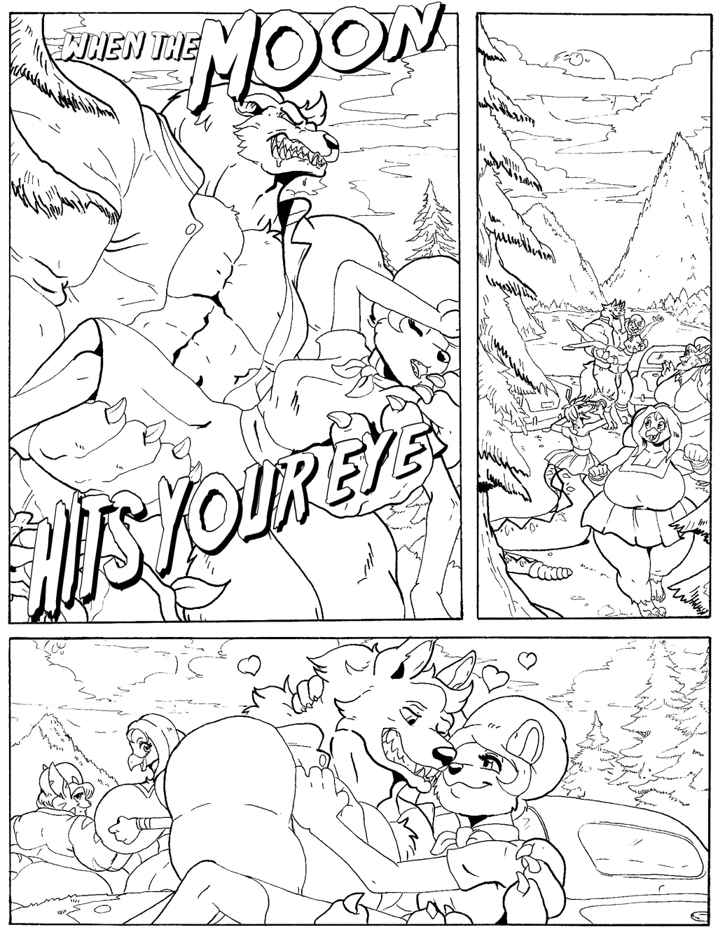 When The Moon Hits Your Eye porno comics Cover