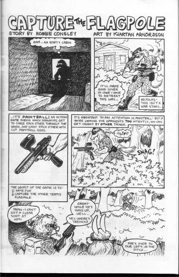 Capture The Flagpole porno comics Cover