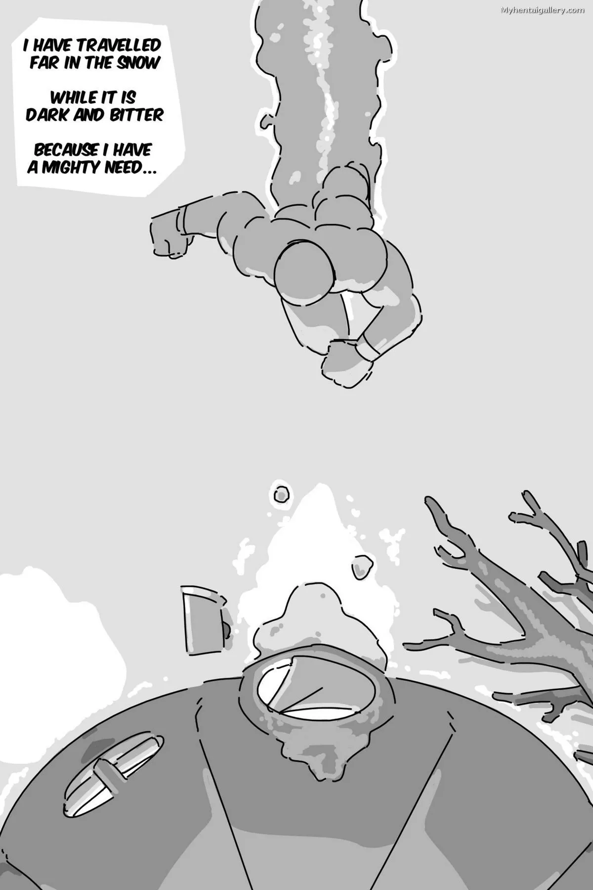 A Mighty Need porno comics Cover