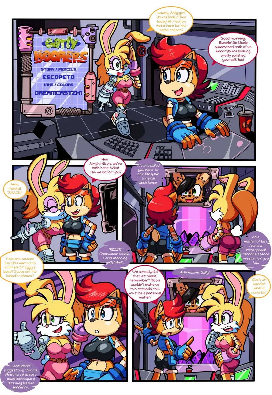 Early Boomers porno comics