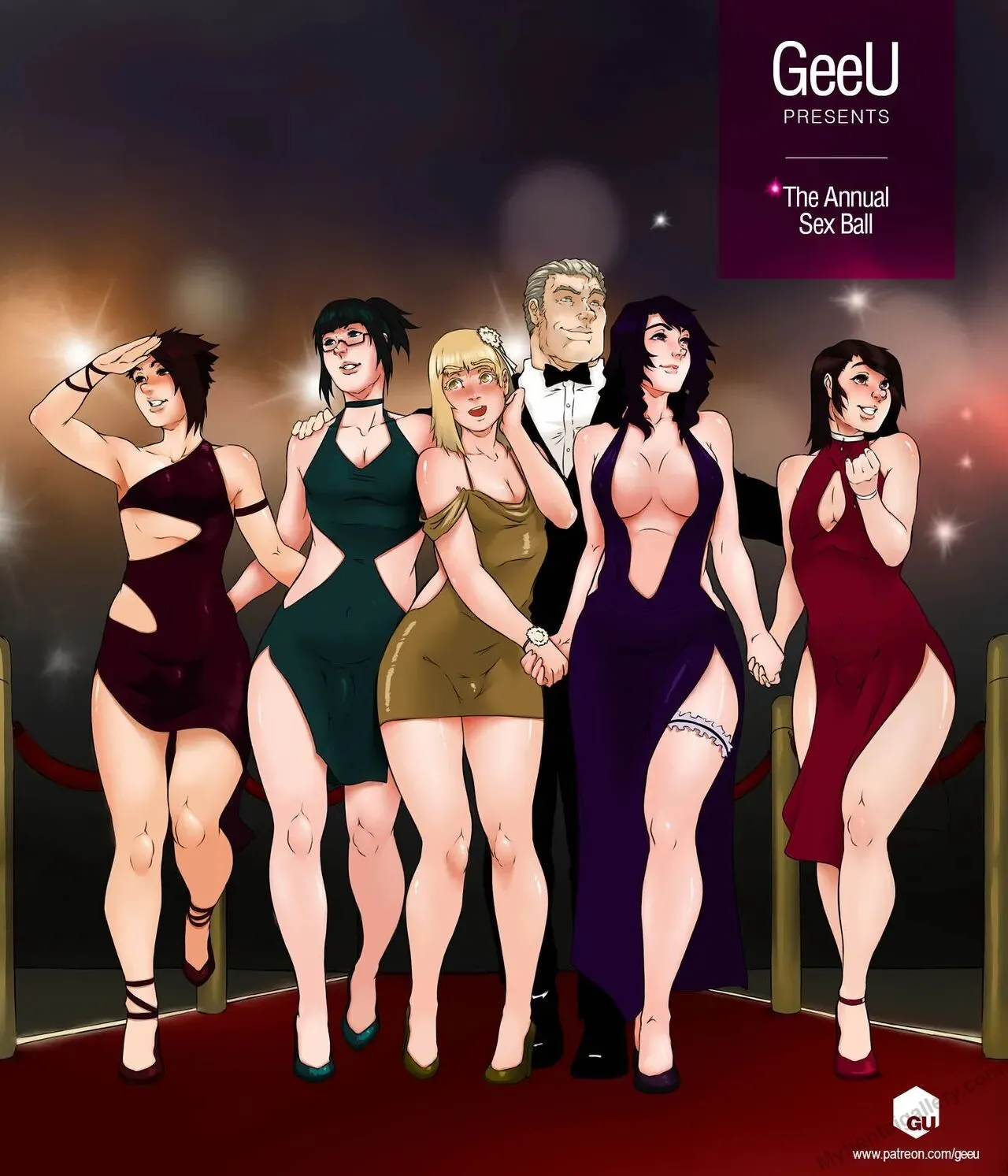 The Annual Sex Ball porno comics Cover