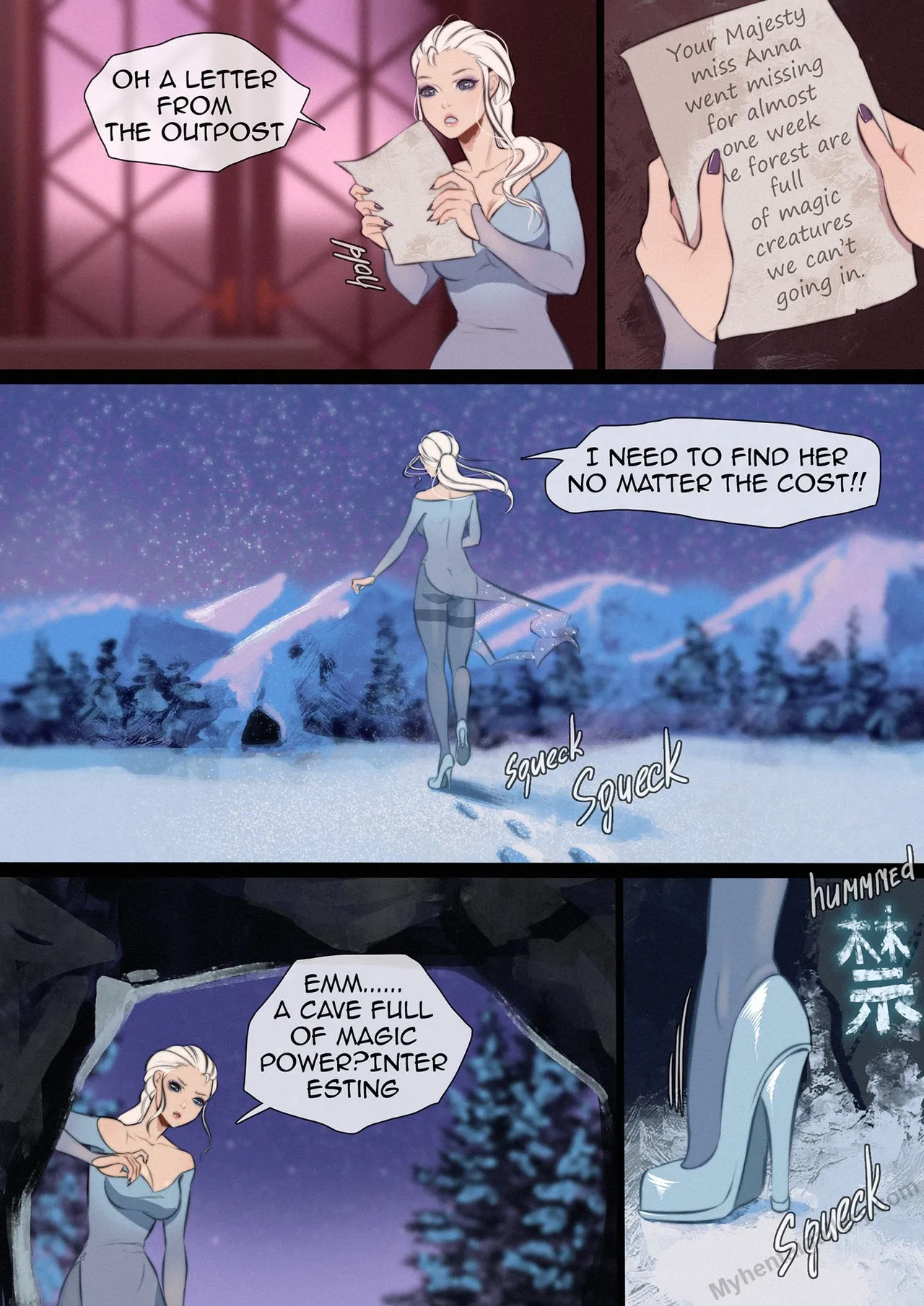 Cold Encasement porno comics Cover