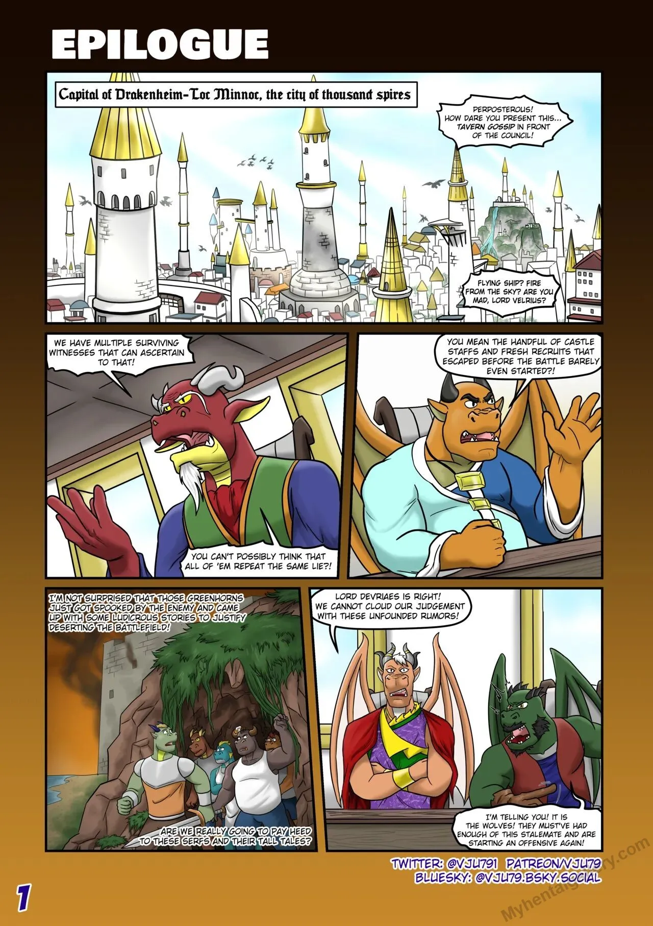 Captive - Epilogue porno comics Cover