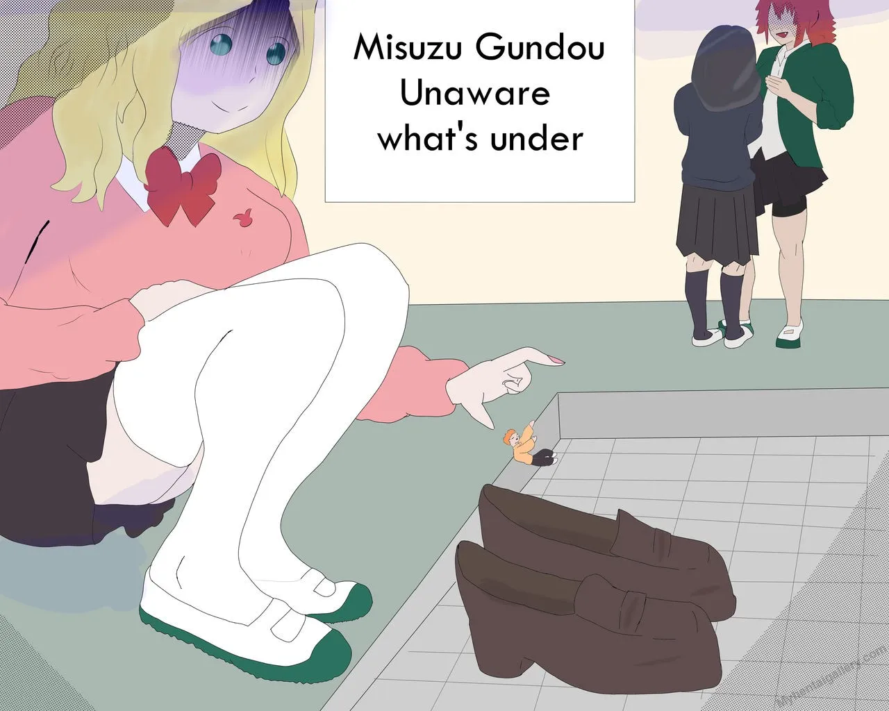 Misuzu Unaware Of What's Under porno comics