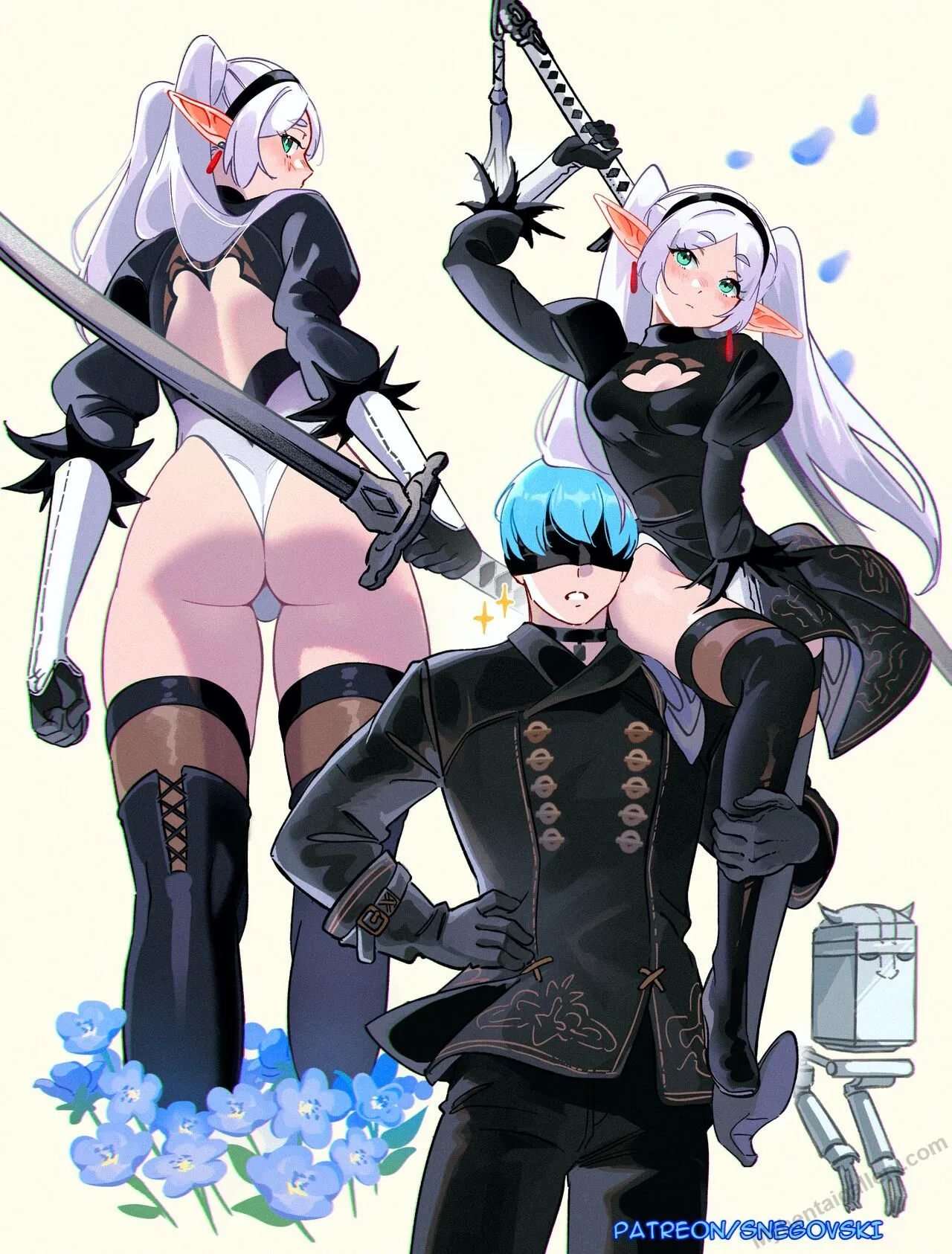 Nier Frieren porno comics Cover