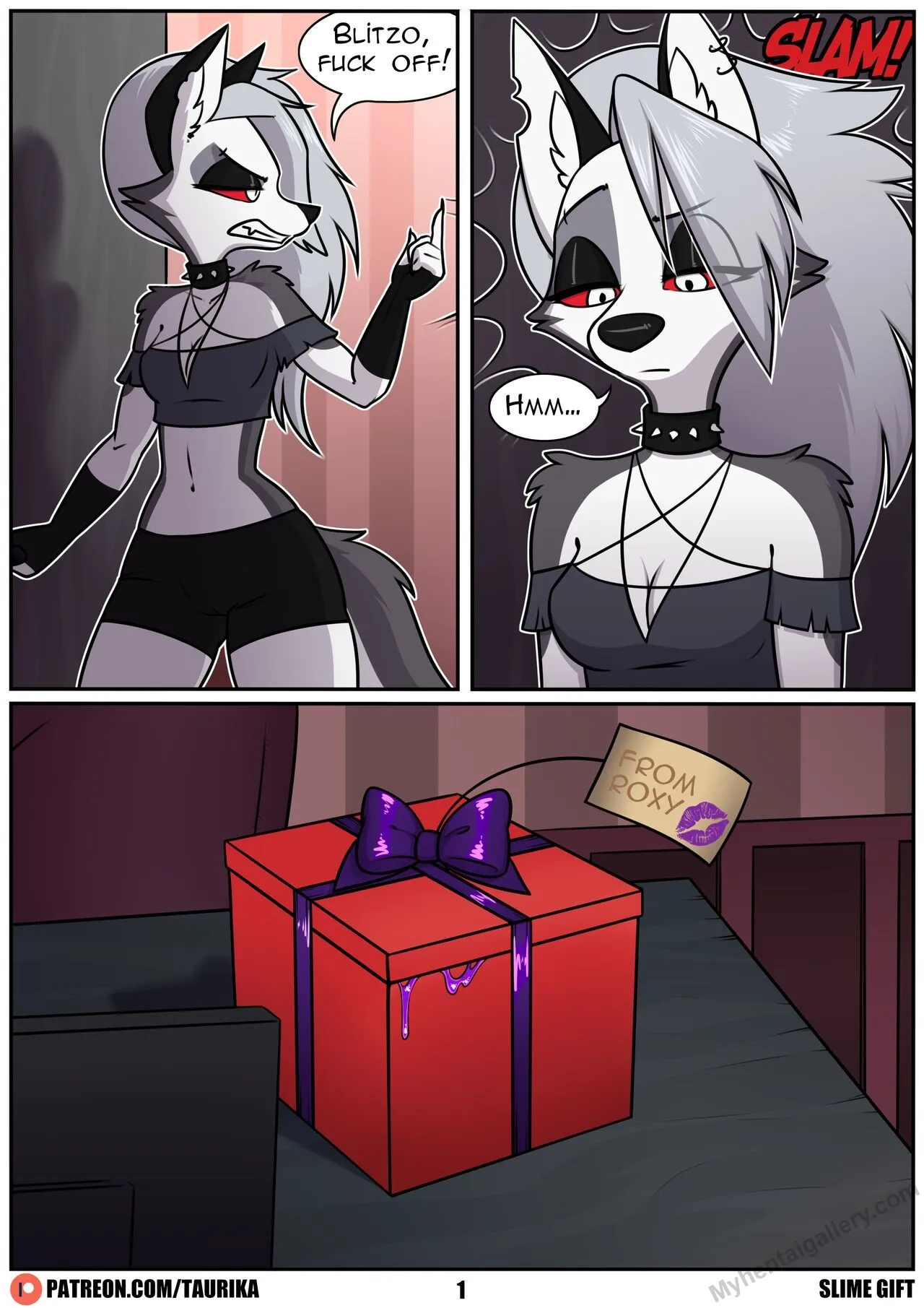 Slime Gift porno comics Cover