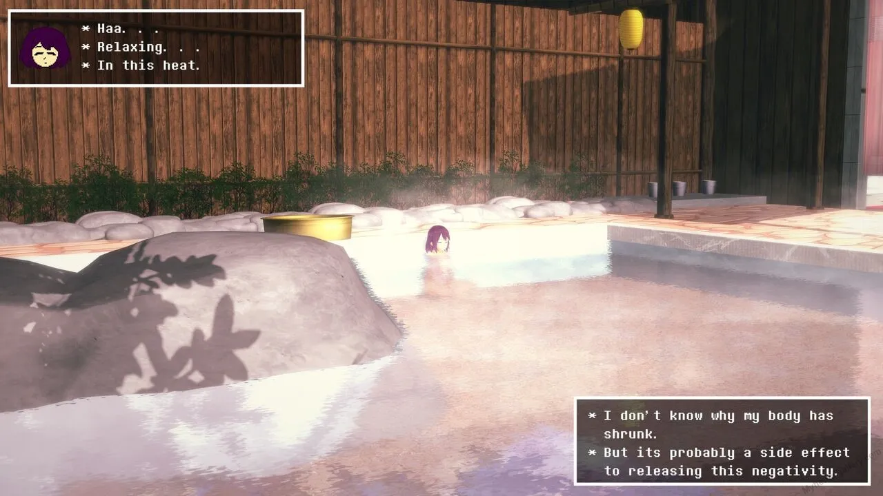 Hot Spring With Frisk And Chara porno comics