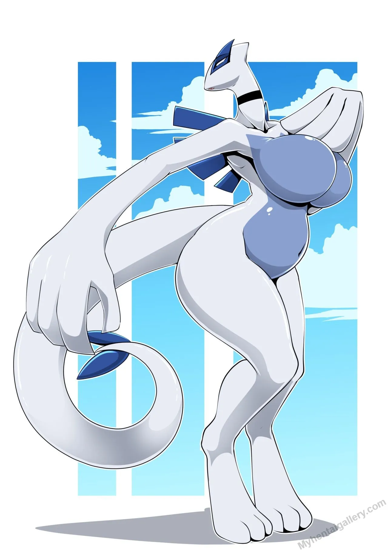 Lugia At The Beach porno comics Cover