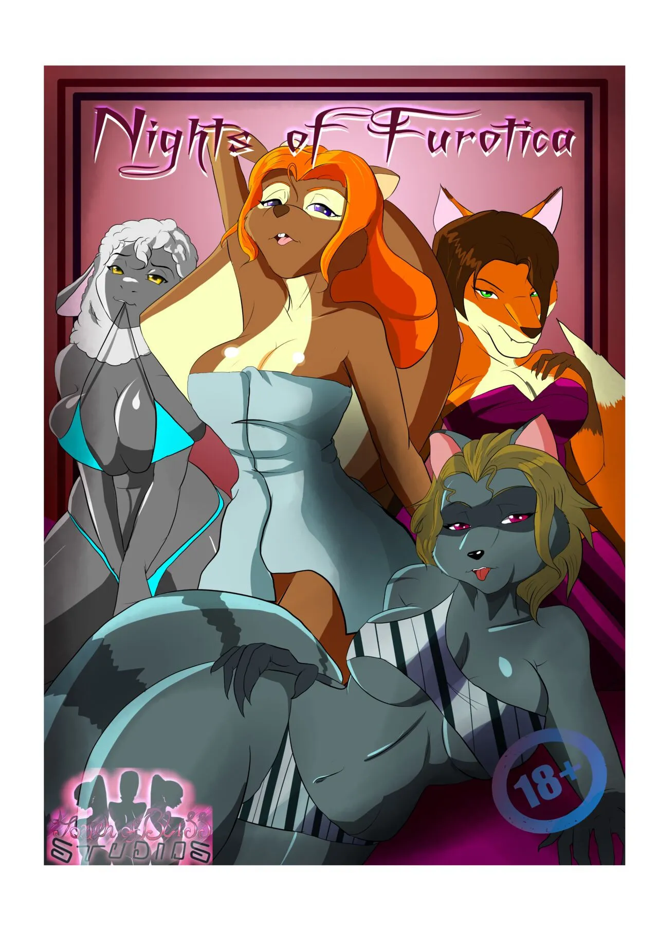 Nights Of Furotica - Cammie's Cam Time porno comics Cover