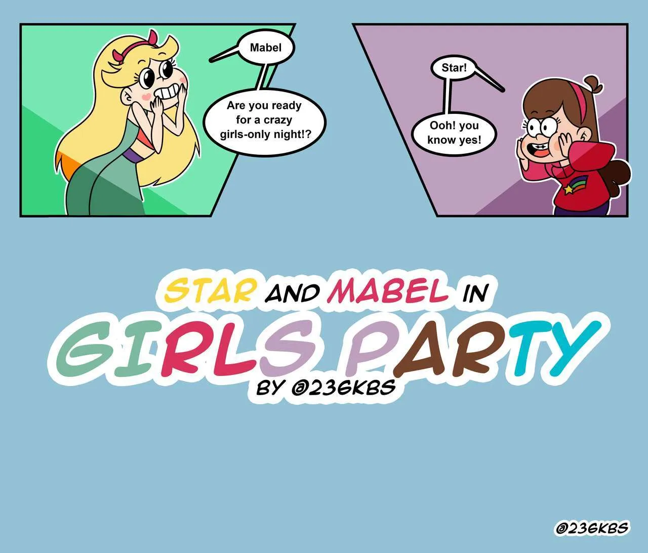 Girls Party porno comics
