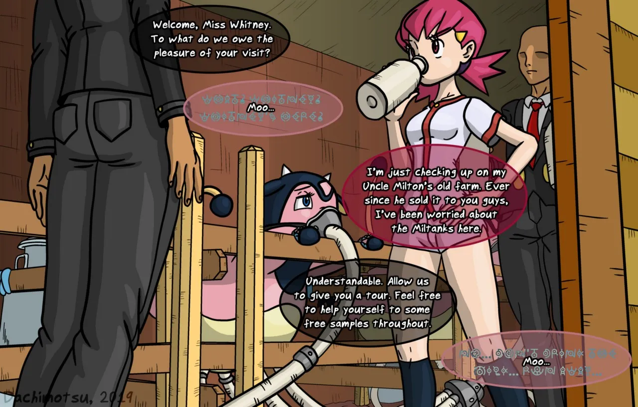 Whitney Evaluates Moomoo Farm porno comics Cover