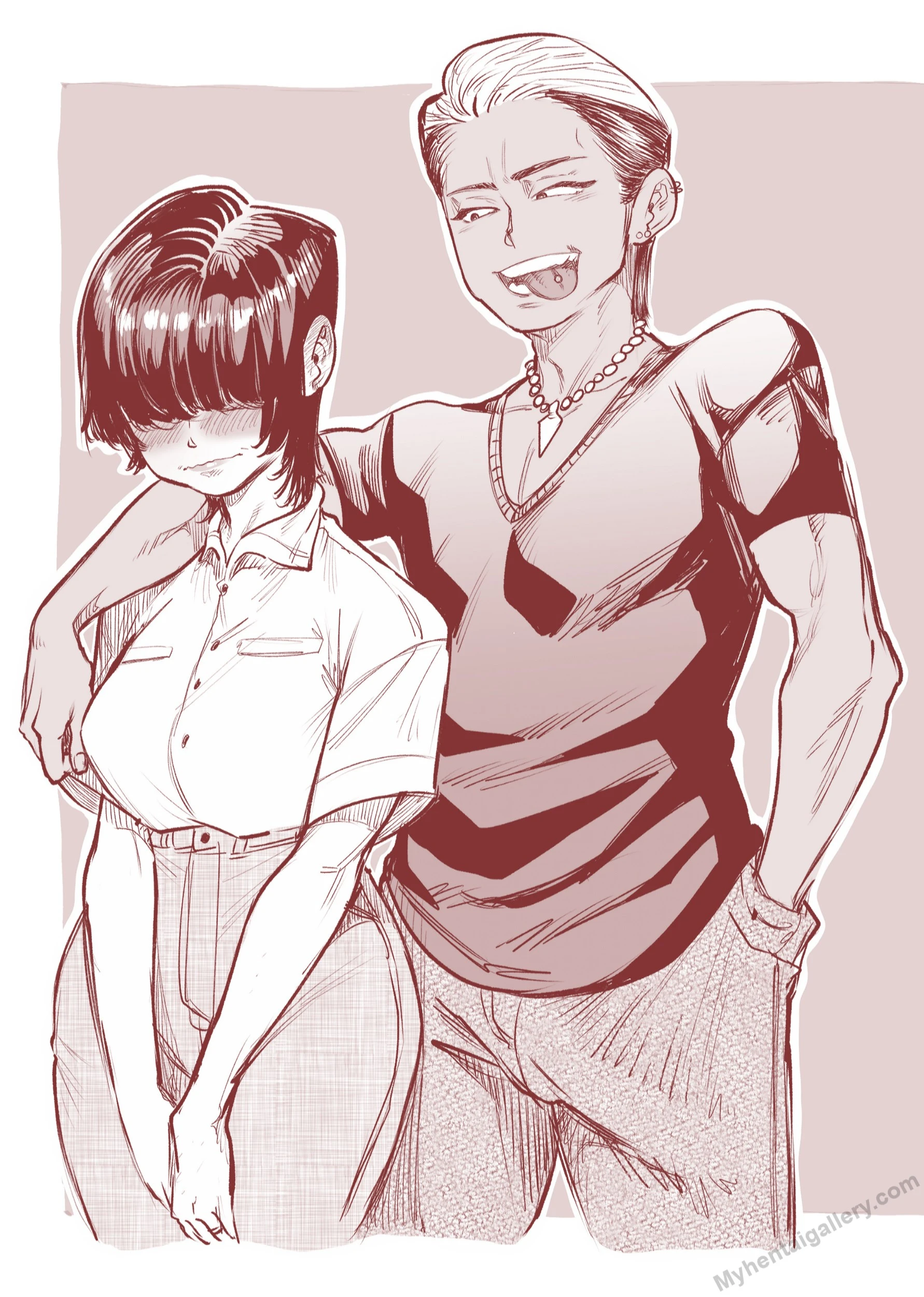 Shy Mama x Delinquent Son porno comics