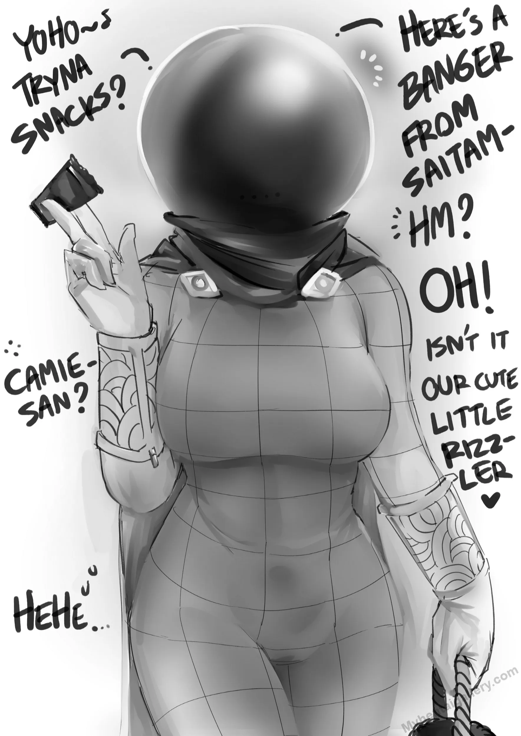 Trying A Snack porno comics Cover