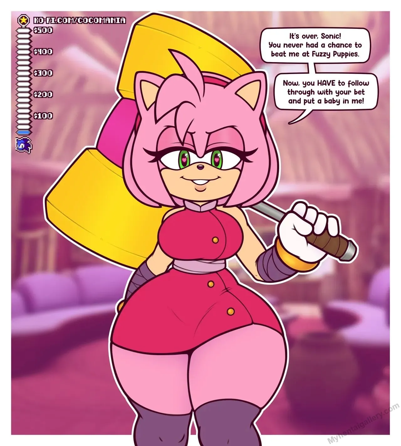 Amy's Pregnancy Drive porno comics Cover