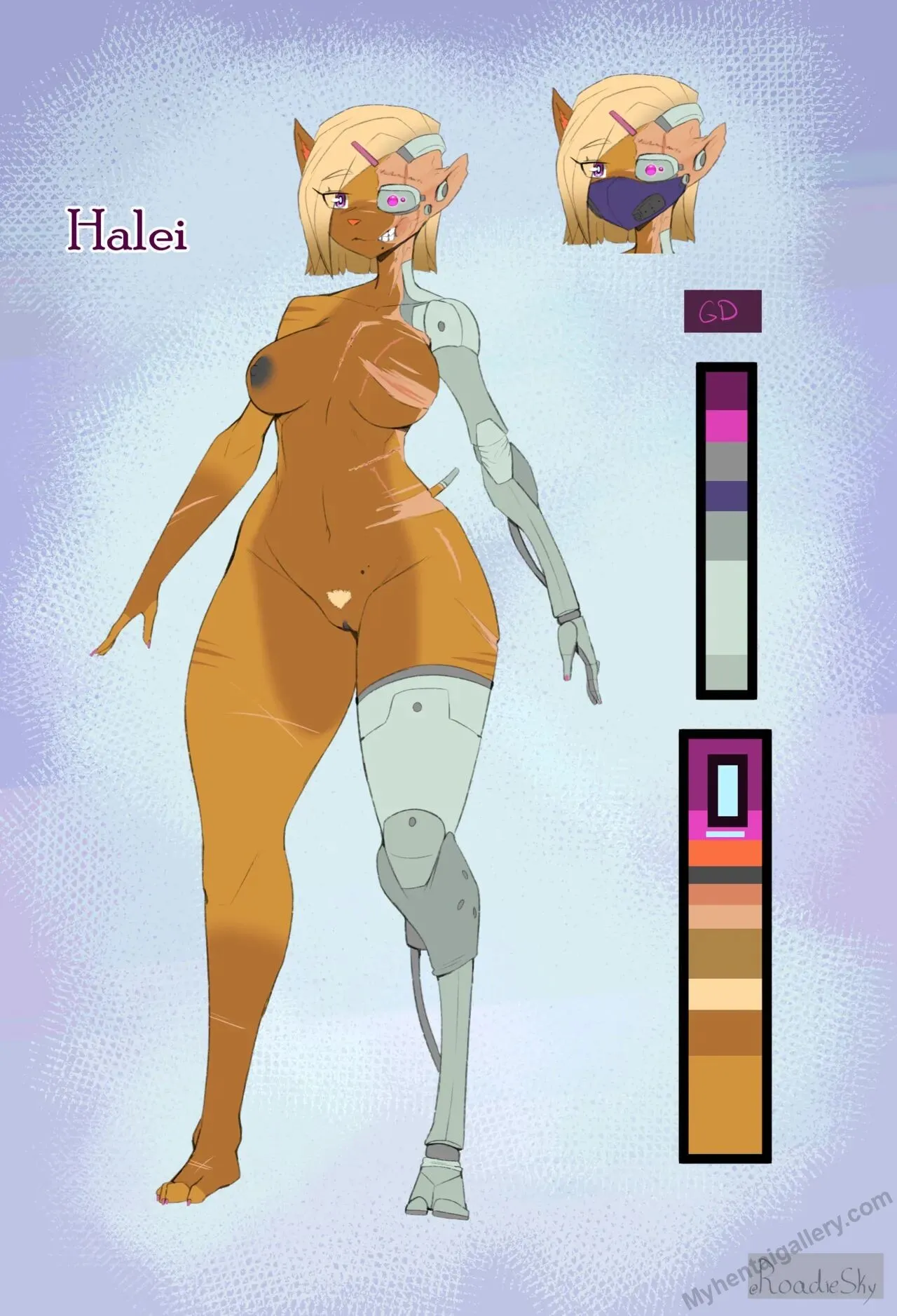 Halei, The Last Dalim porno comics Cover