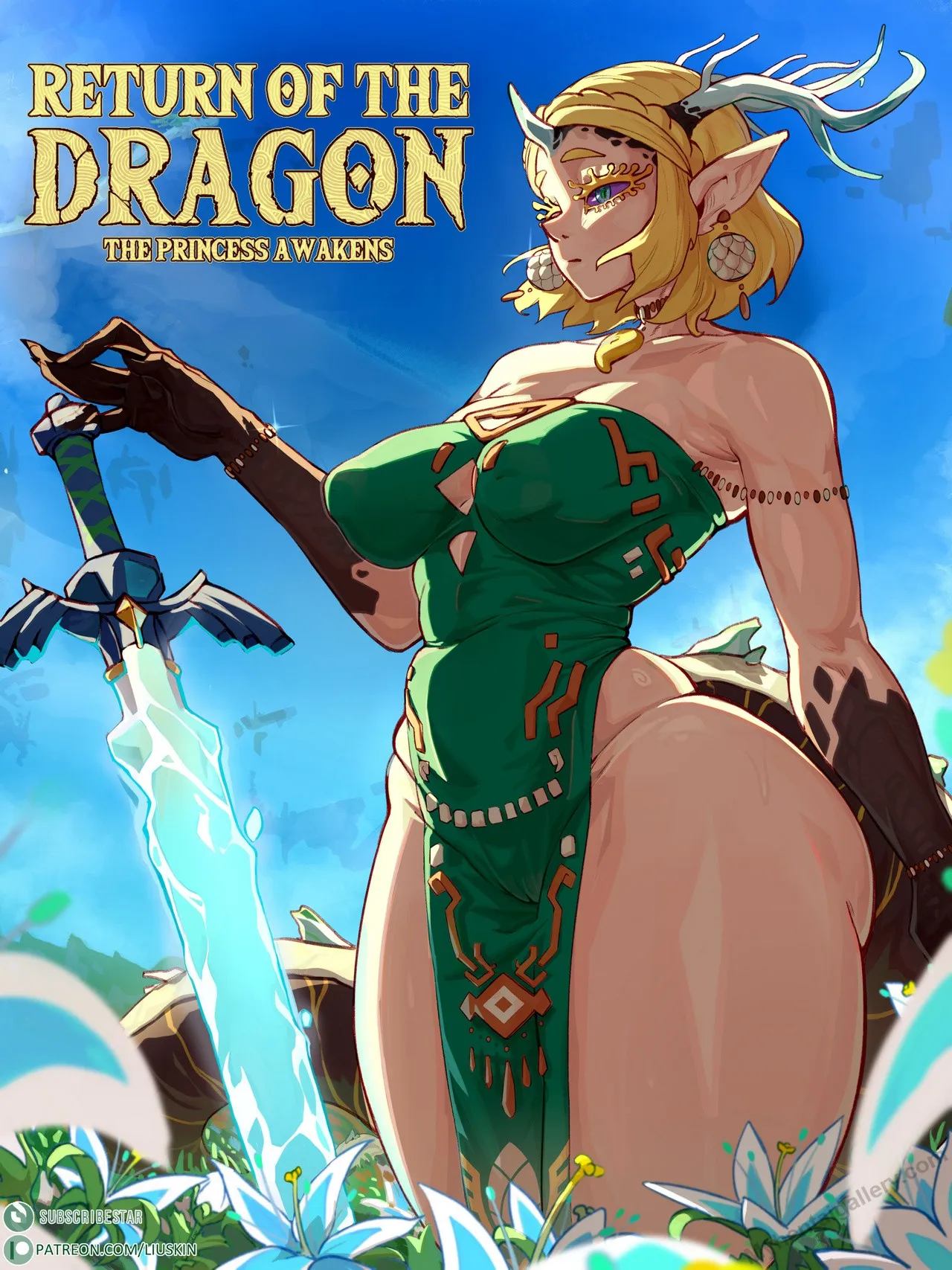 Return Of The Dragon - The Princess Awakens porno comics Cover