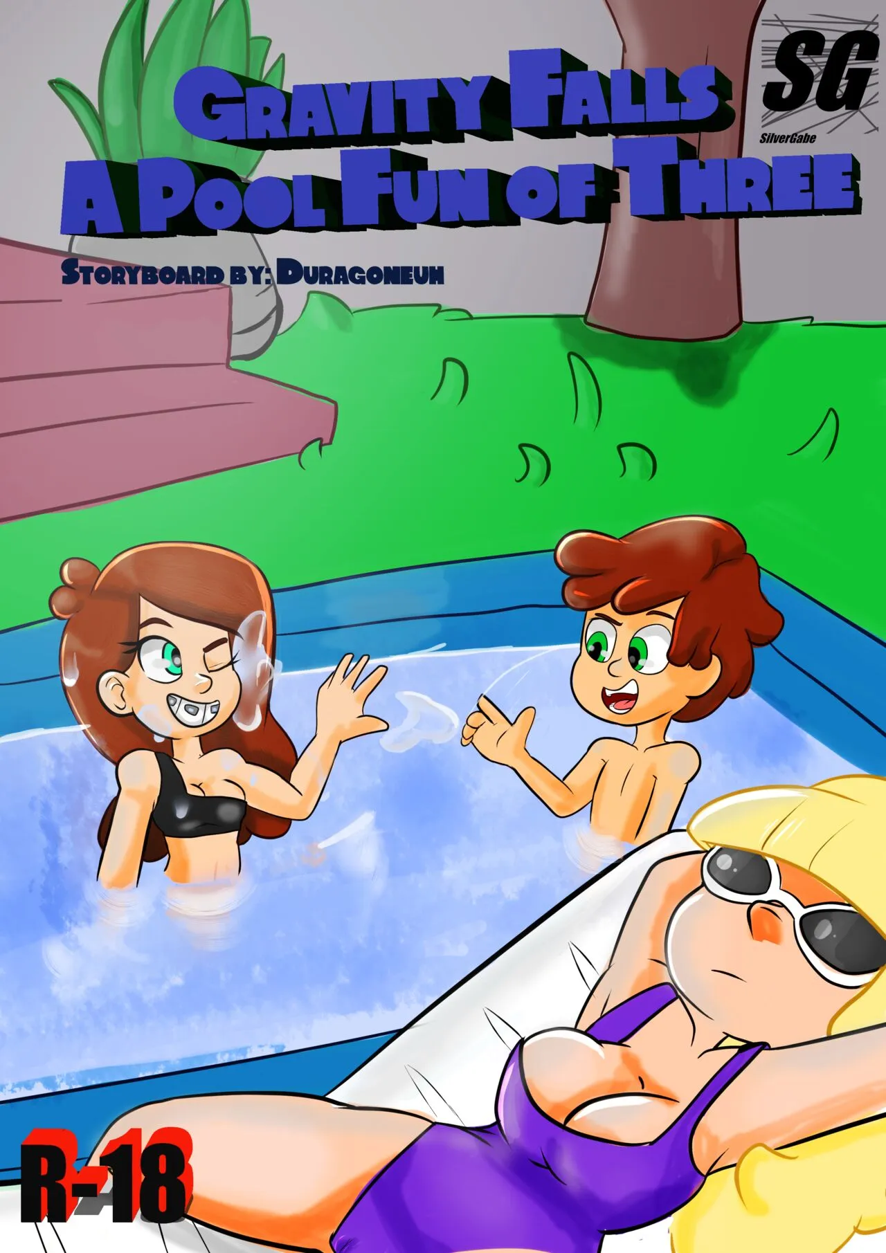 Gravity Falls - A Pool Fun Of Three porno comics