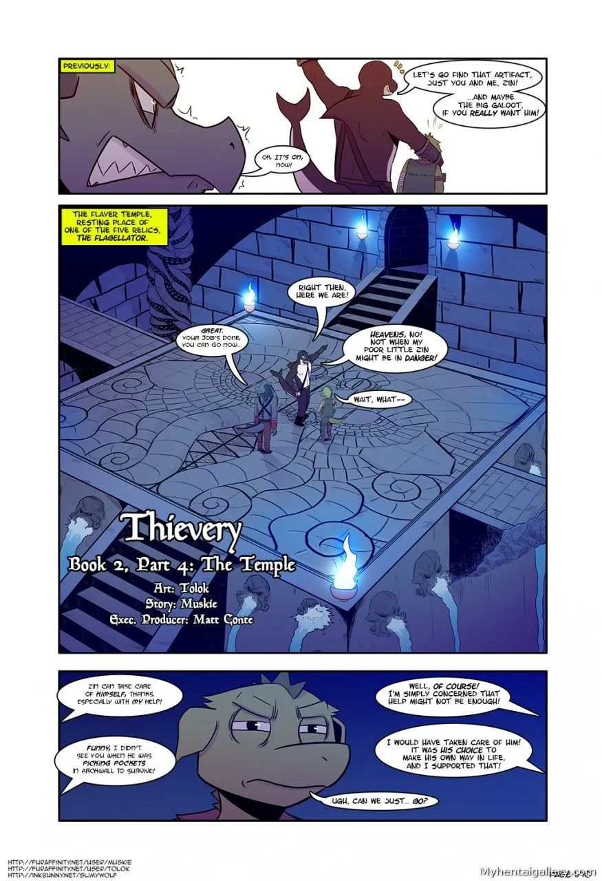 Thievery 2 - Issue 4 - The Temple porno comics Cover