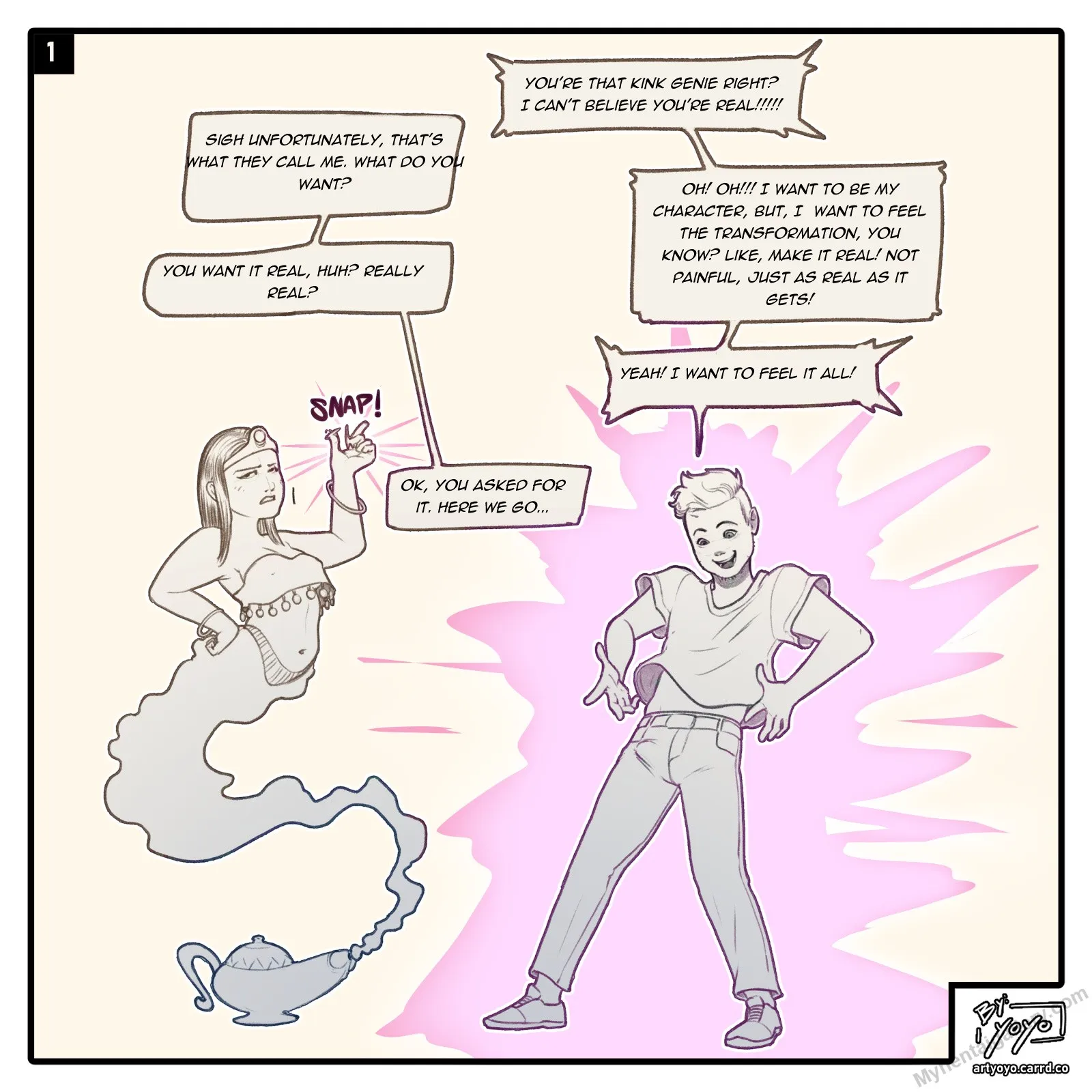 Authentic Taurtrainification porno comics Cover