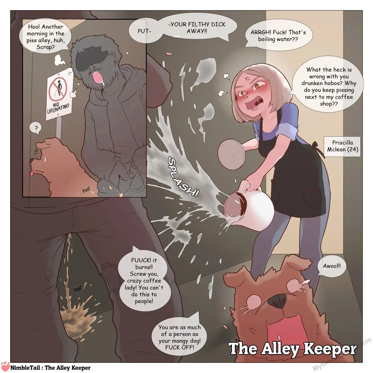 The Alley Keeper porno comics Cover