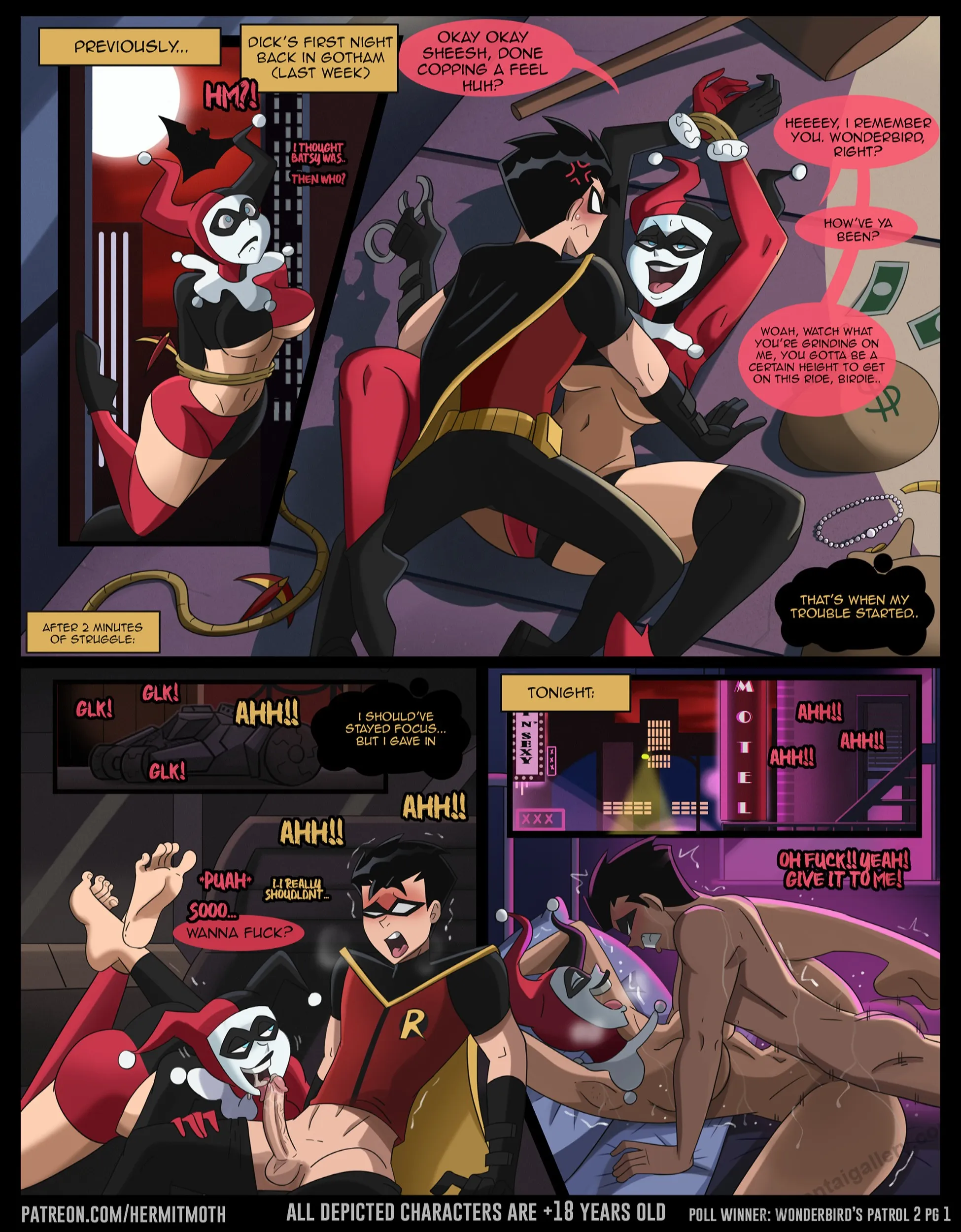Wonderbird's Patrol 2 porno comics Cover