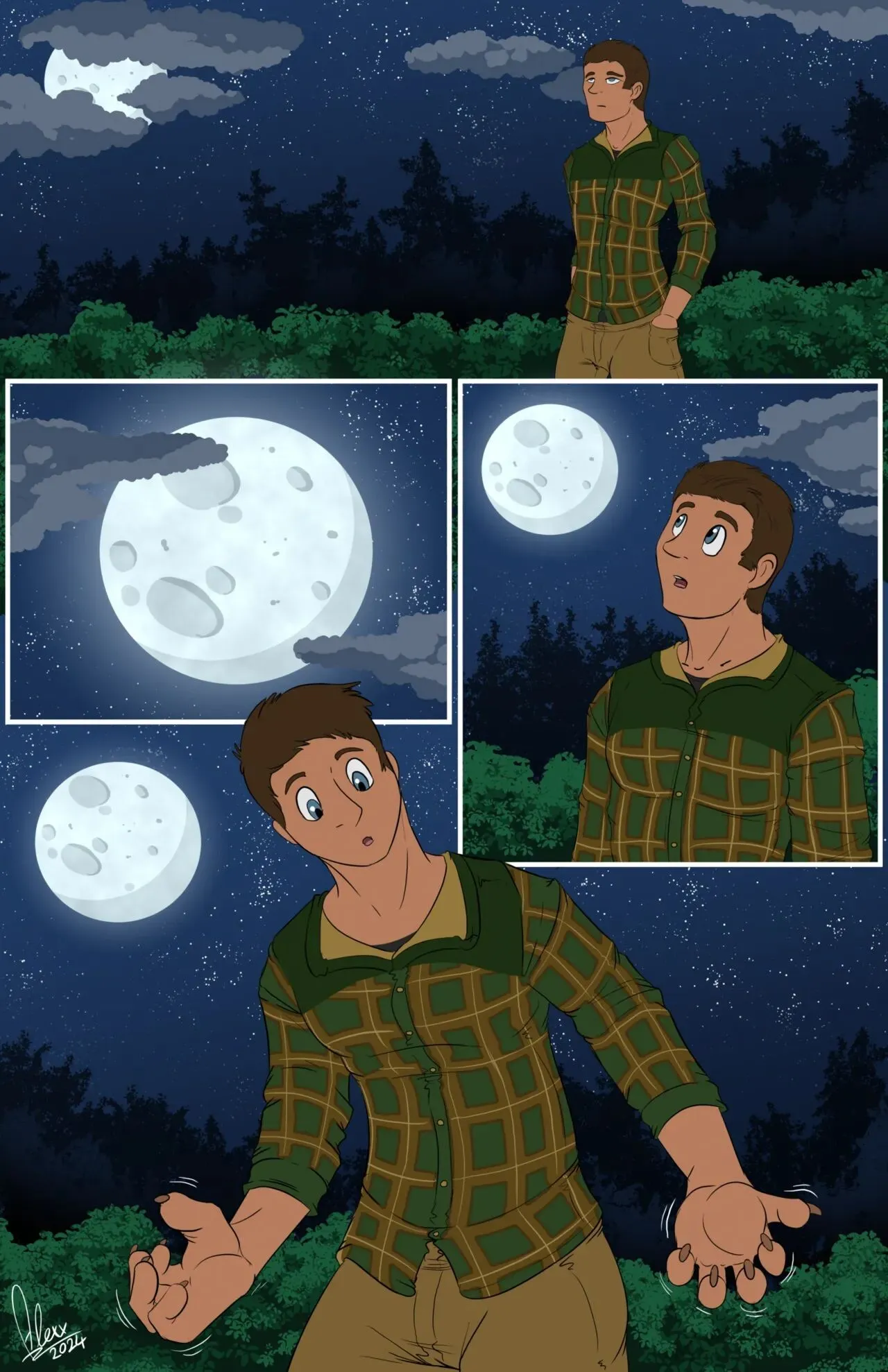 Moonight Stroll porno comics Cover