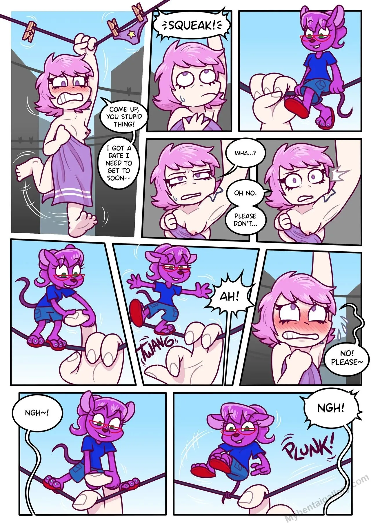 Hang In There porno comics Cover