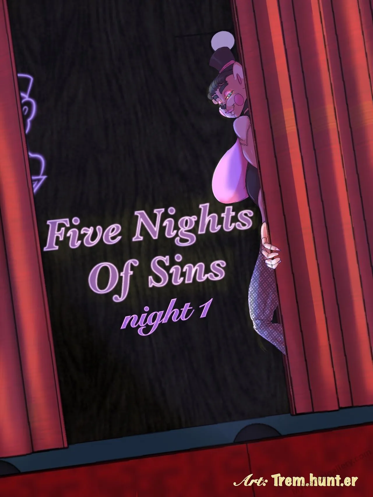 Five Nights Of Sins - Night 1 porno comics Cover
